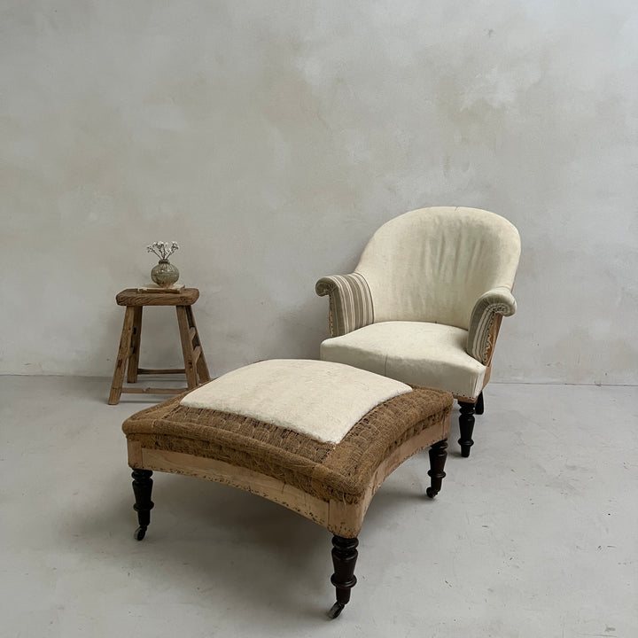 Antique Deconstructed French armchairs