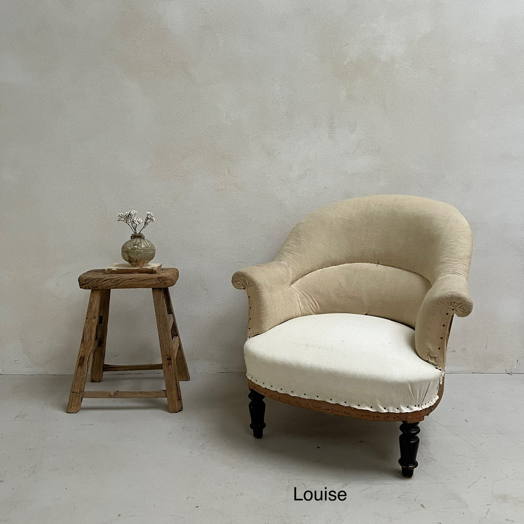 Antique Deconstructed French armchairs