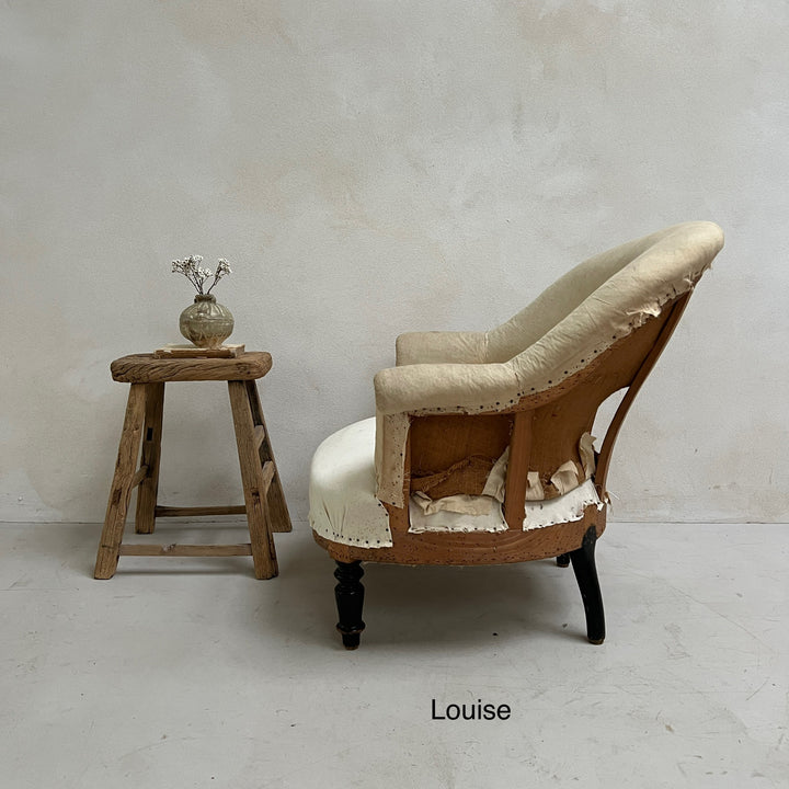 Antique Deconstructed French armchairs