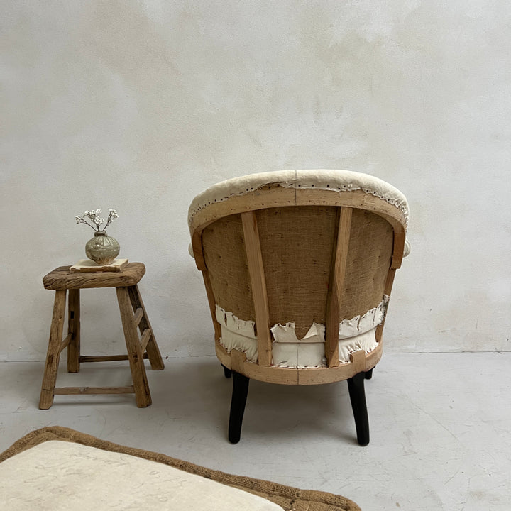 Antique Deconstructed French armchairs