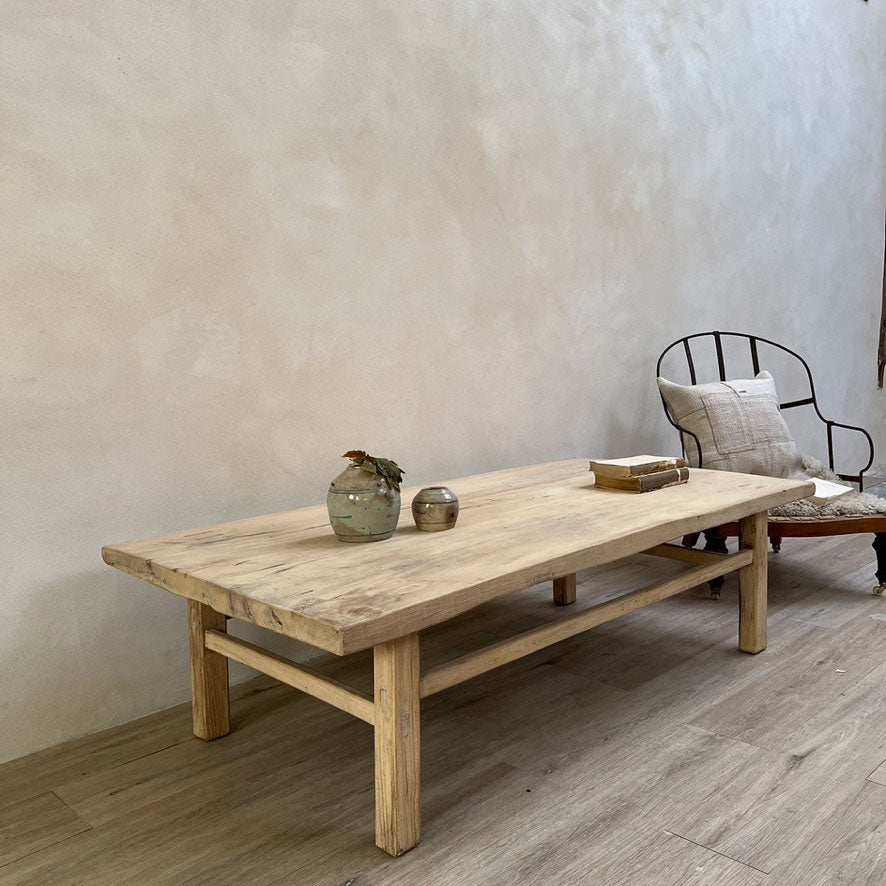 Antique Elm Coffee Table Christie