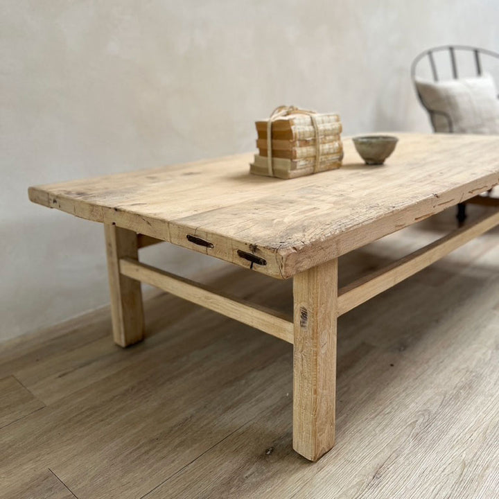 Antique Elm Coffee Table Doyle