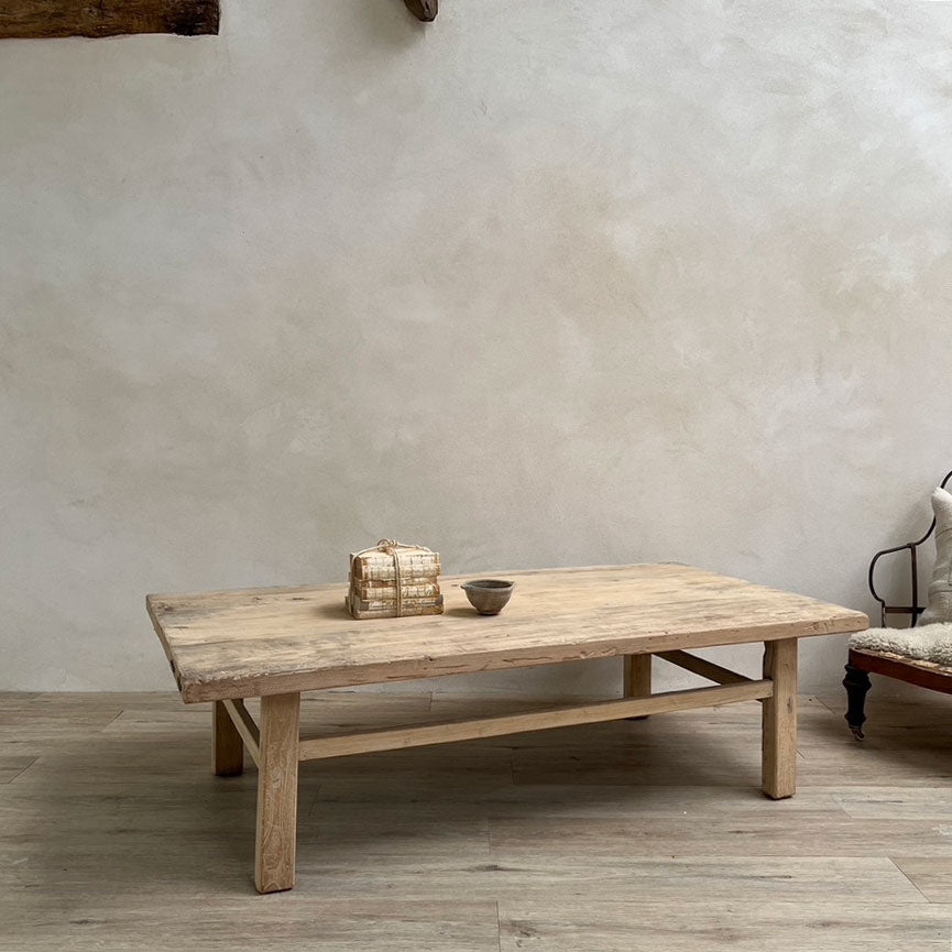 Antique Elm Coffee Table Doyle