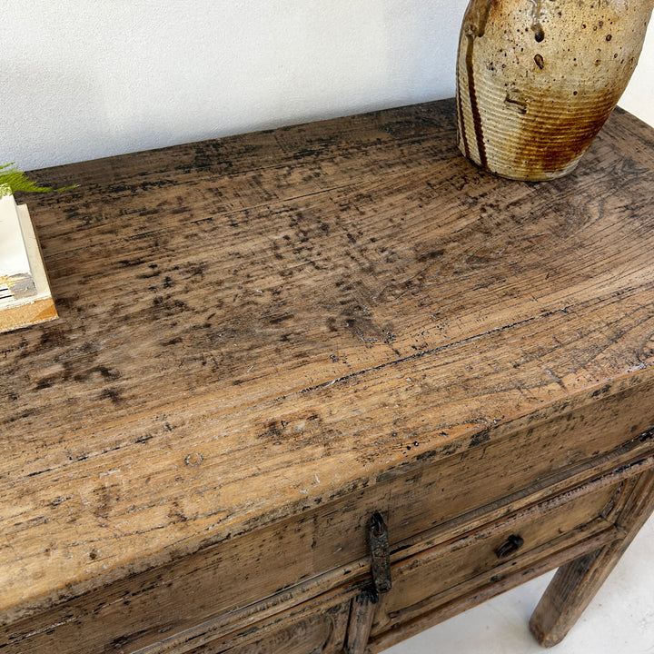 Antique Elm Console Table | Aldeburgh