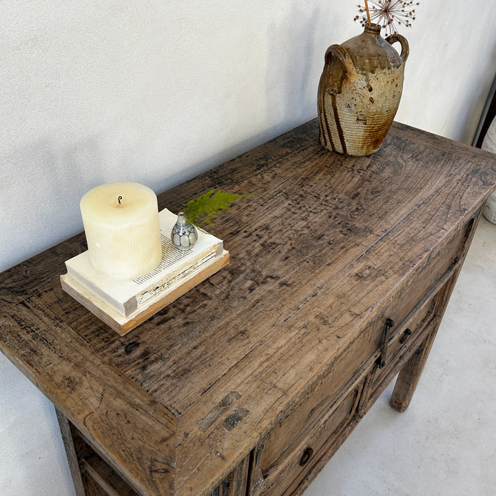 Antique Elm Console Table | Aldeburgh