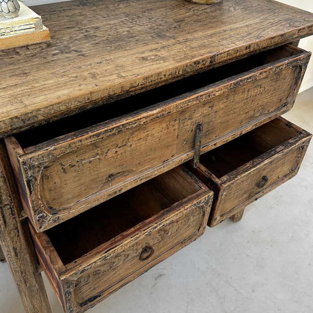 Antique Elm Console Table | Aldeburgh