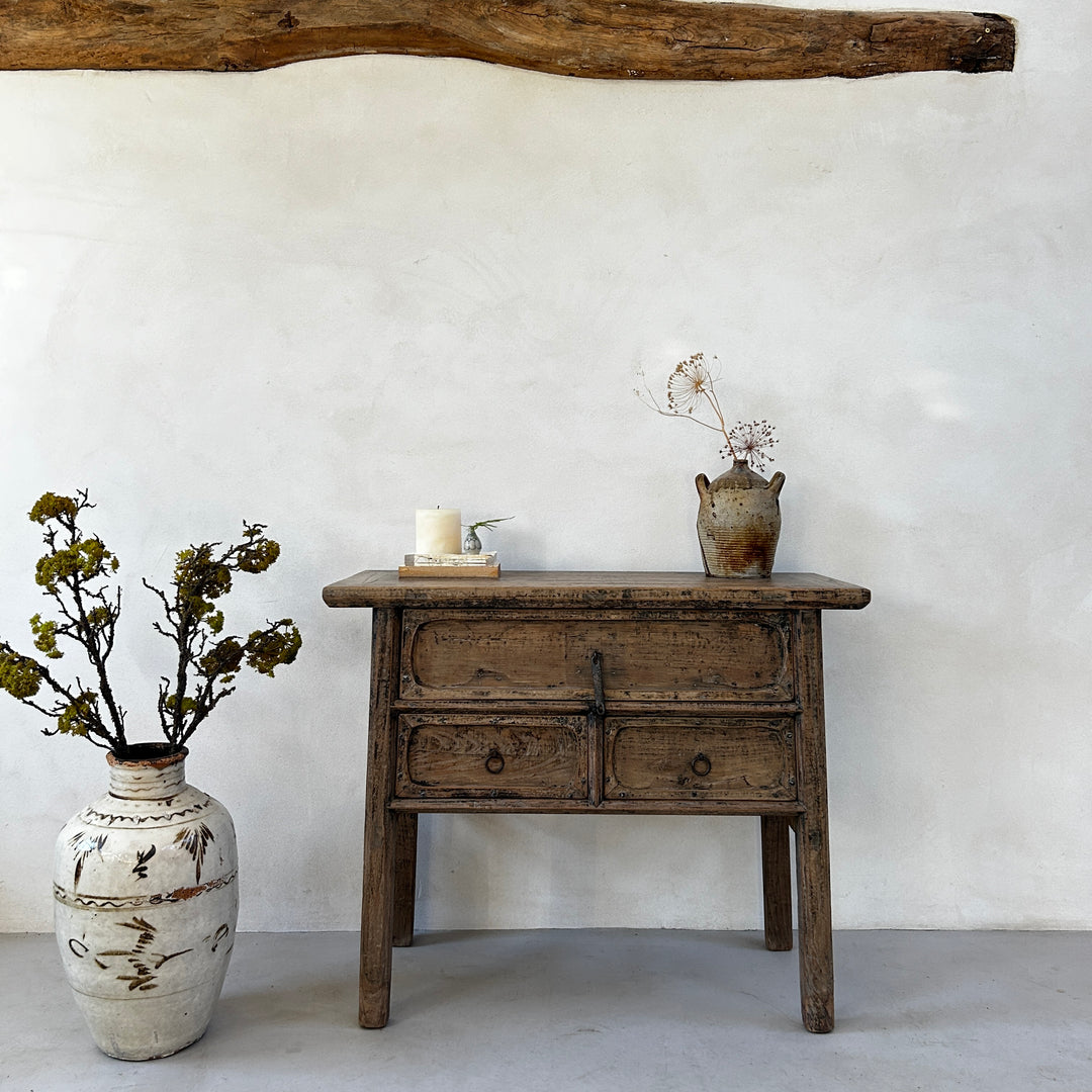 Antique Elm Console Table | Aldeburgh
