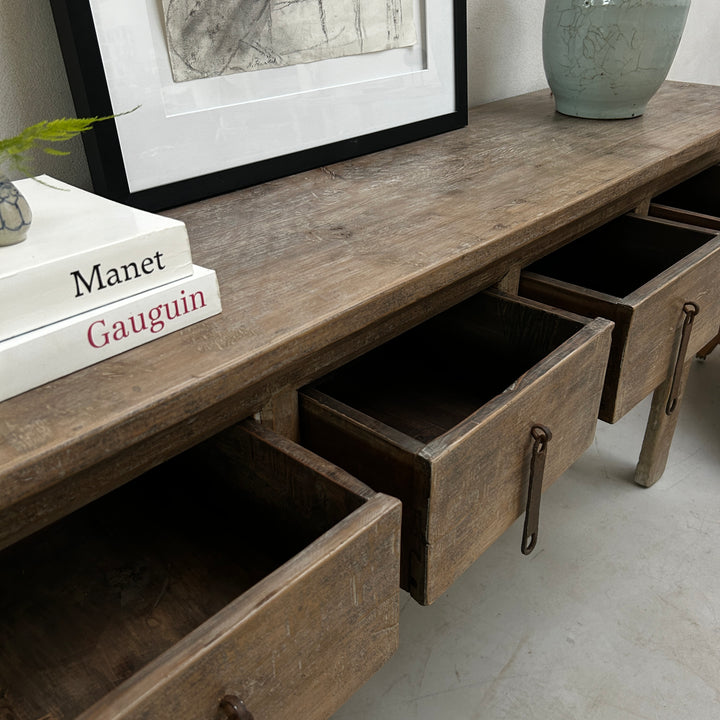 Antique Elm Console Table | Stockbridge