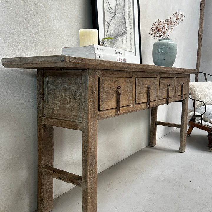 Antique Elm Console Table | Stockbridge
