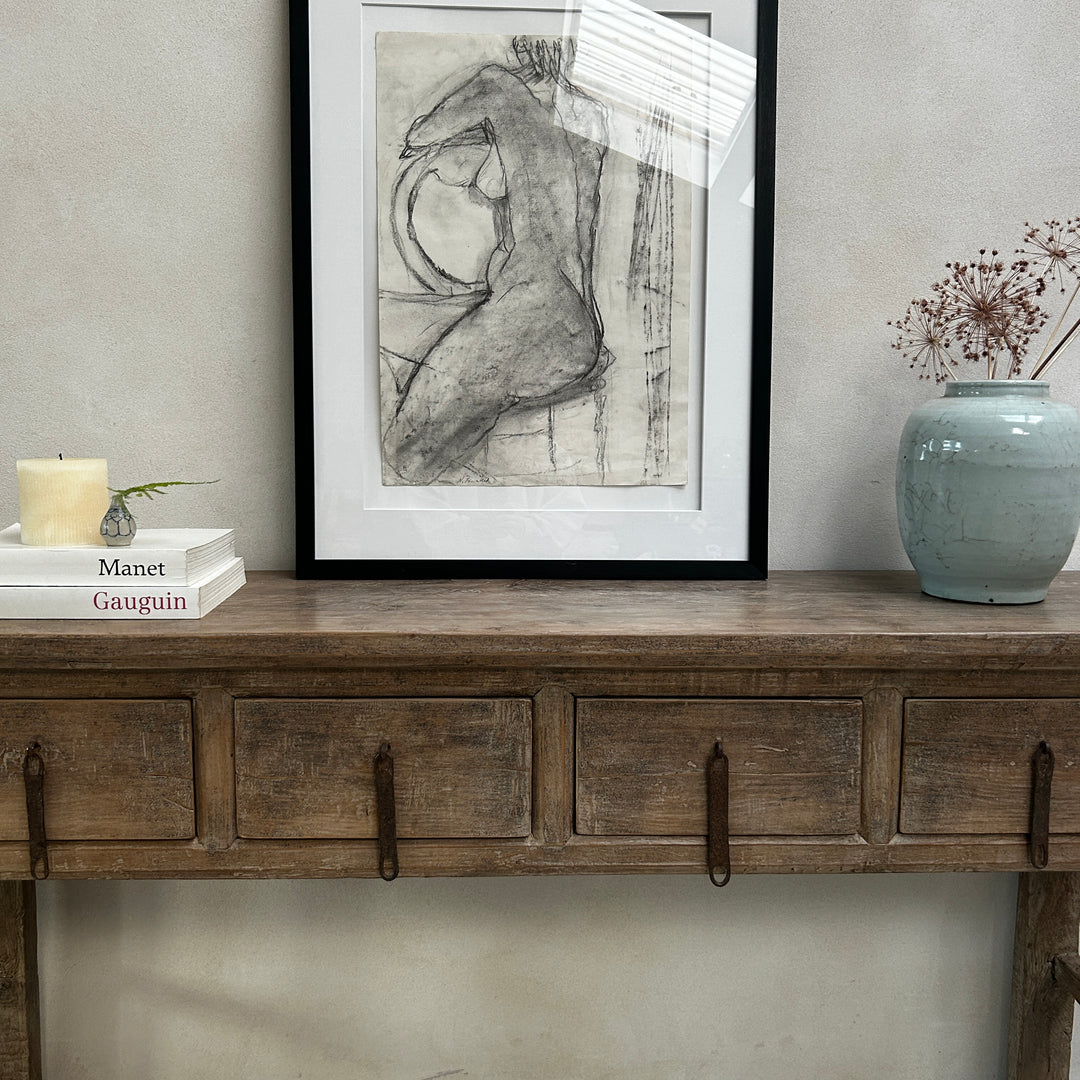 Antique Elm Console Table | Stockbridge