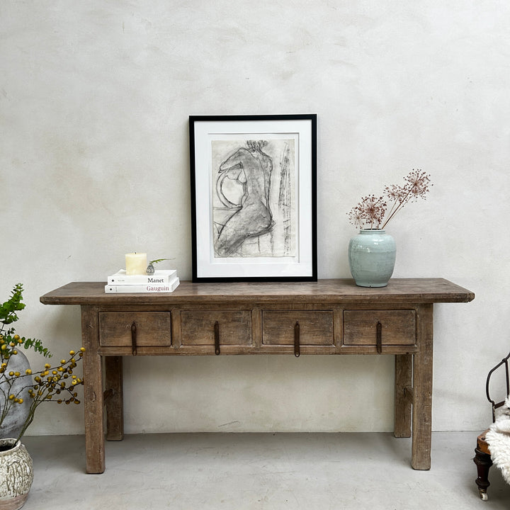 Antique Elm Console Table | Stockbridge