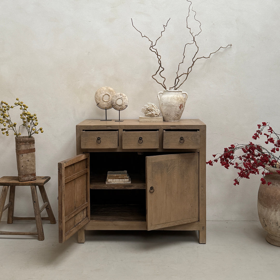 Antique Elm Cupboard Bryanstan