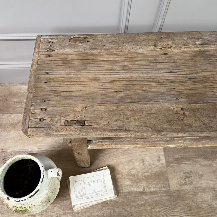 Antique Elm Rustic Bench | Barnaby