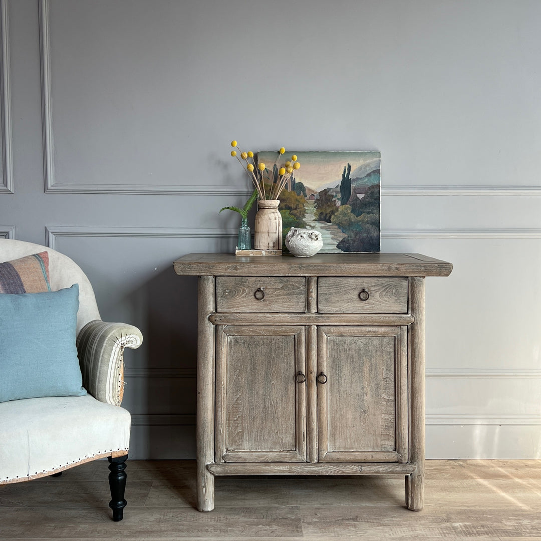 Antique Elm Small Cupboard | Bryony