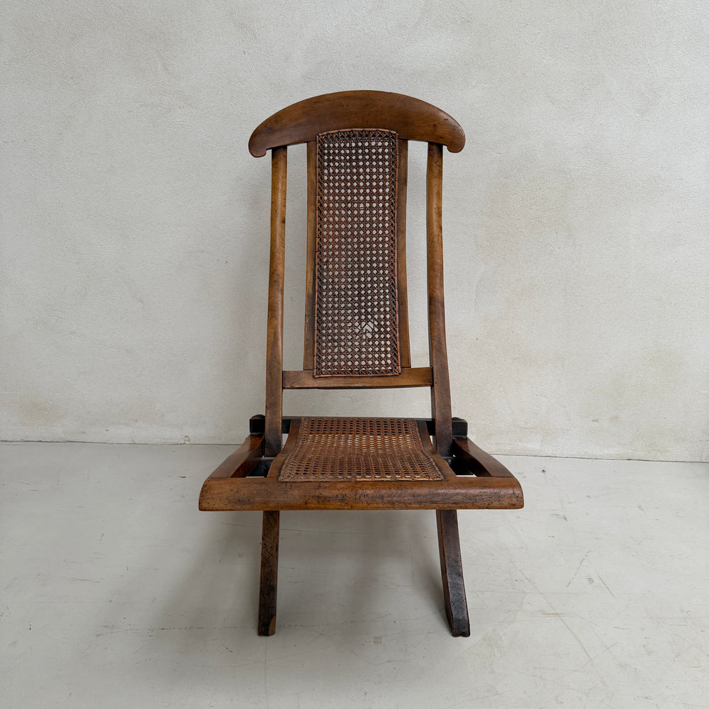 Antique Folding Steamer Campaign chair