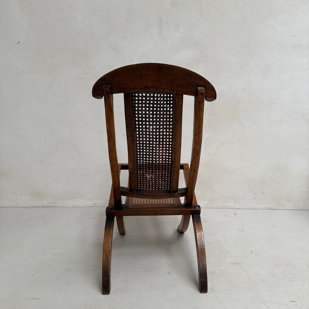 Antique Folding Steamer Campaign chair
