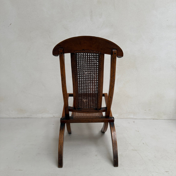 Antique Folding Steamer Campaign chair
