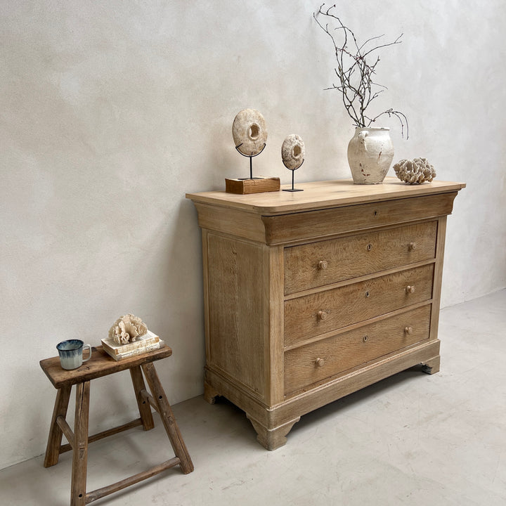 Antique French Oak Chest of Drawers Francois