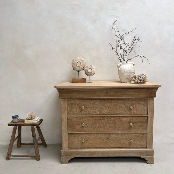 Antique French Oak Chest of Drawers Francois