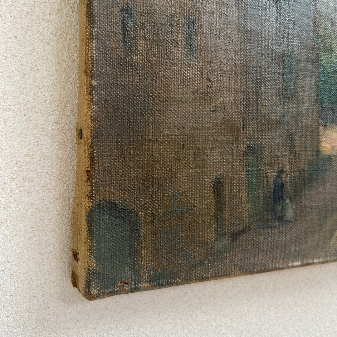 Antique French Painting | Bleu