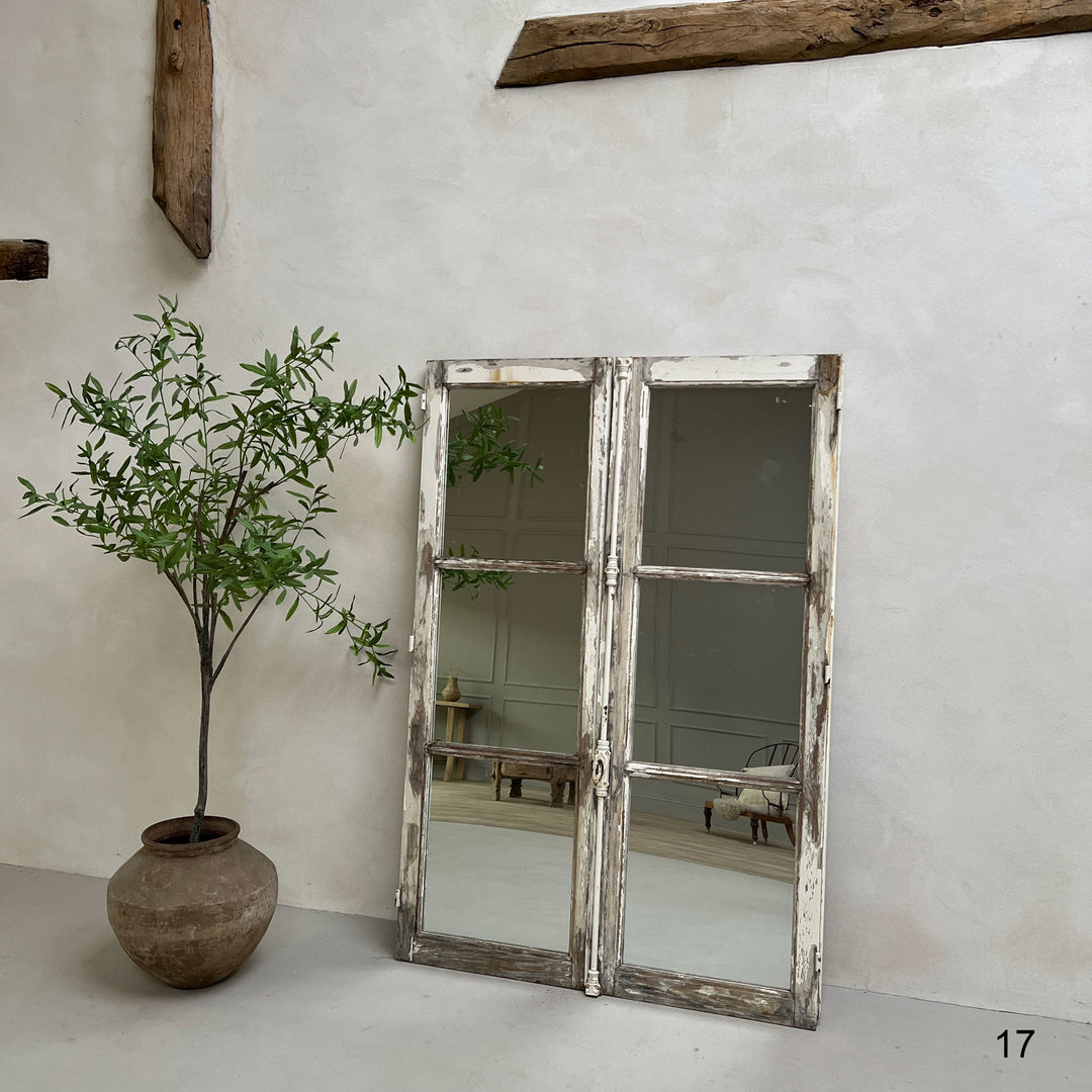 Antique French Window Mirrors