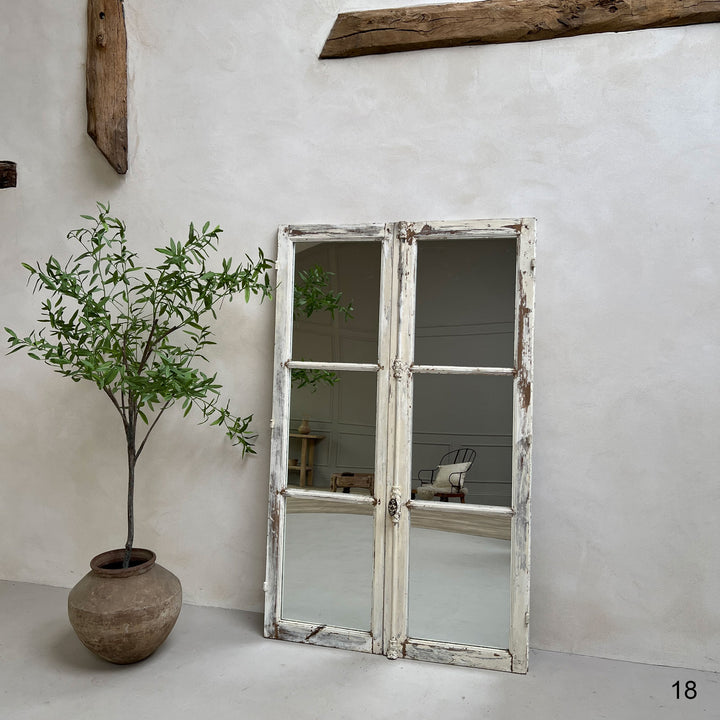 Antique French Window Mirrors