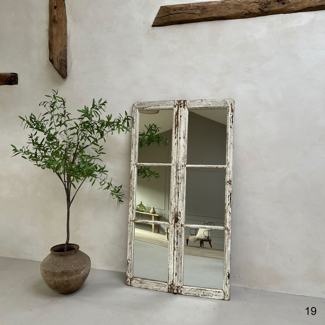 Antique French Window Mirrors