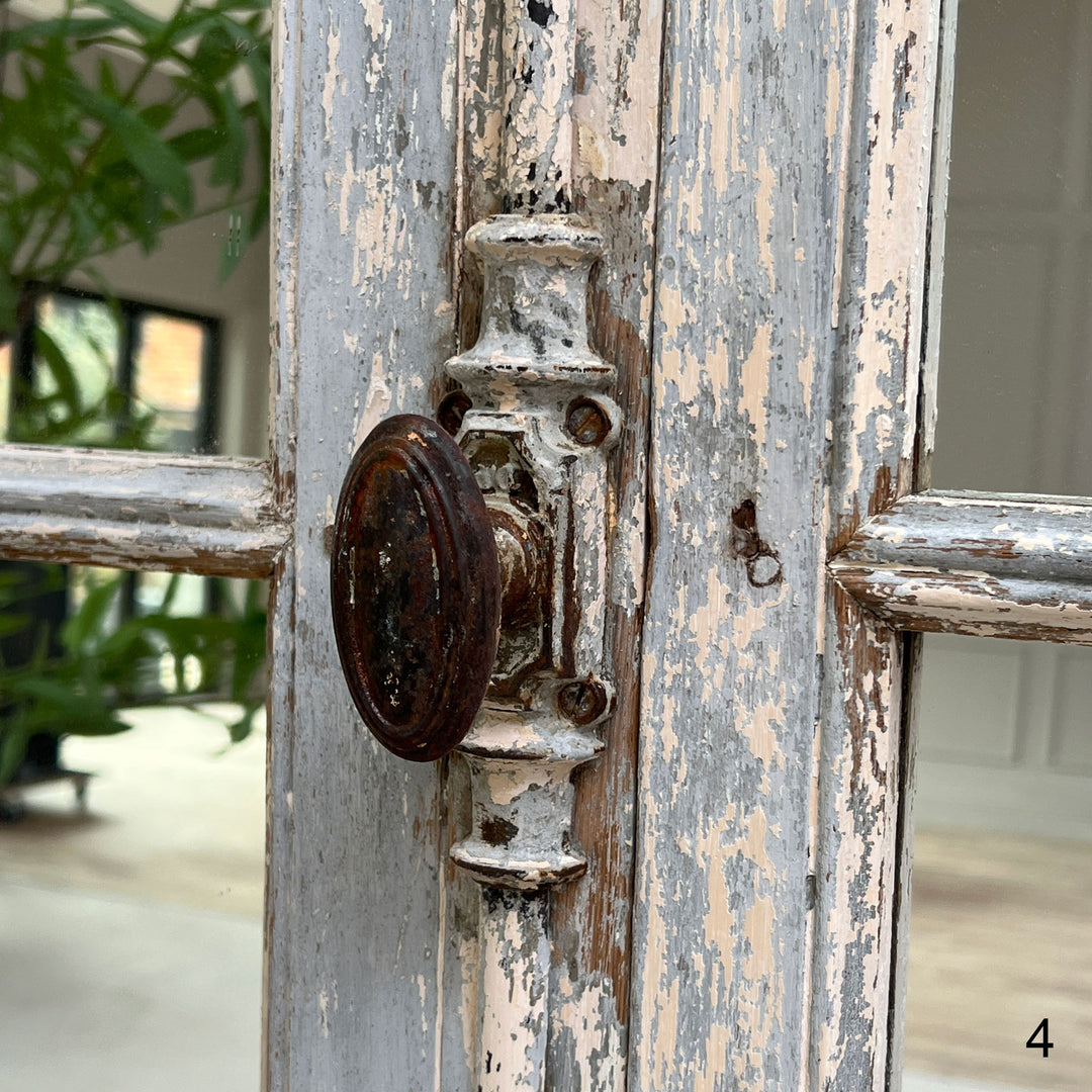 Antique French Window Mirrors detail