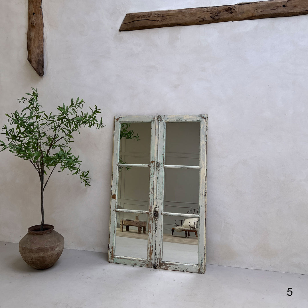 Antique French Window Mirrors