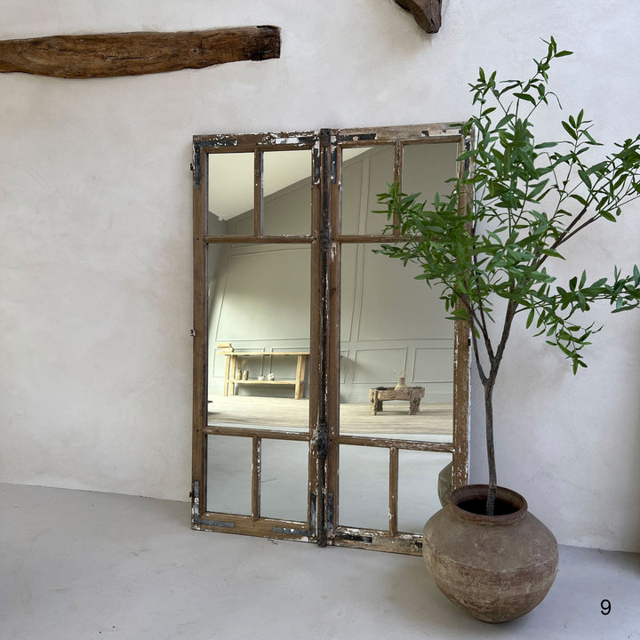 Antique French Window Mirrors