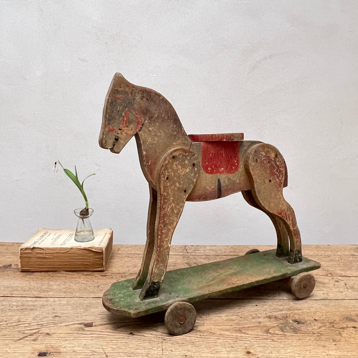 Antique French Wooden Horse | Percy