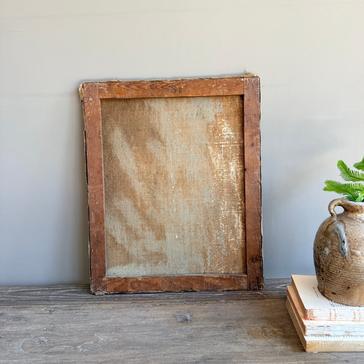 Antique French still-life Painting | Daisy