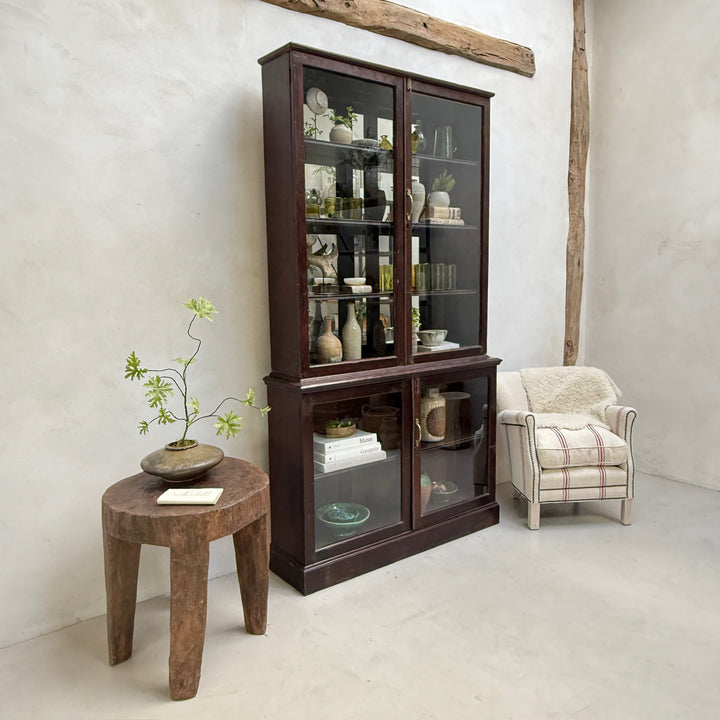 Antique Glass Display Cabinet | Meryl 