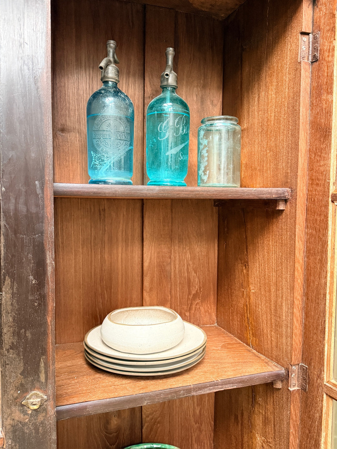 Antique Glazed Cupboard | Darcy 