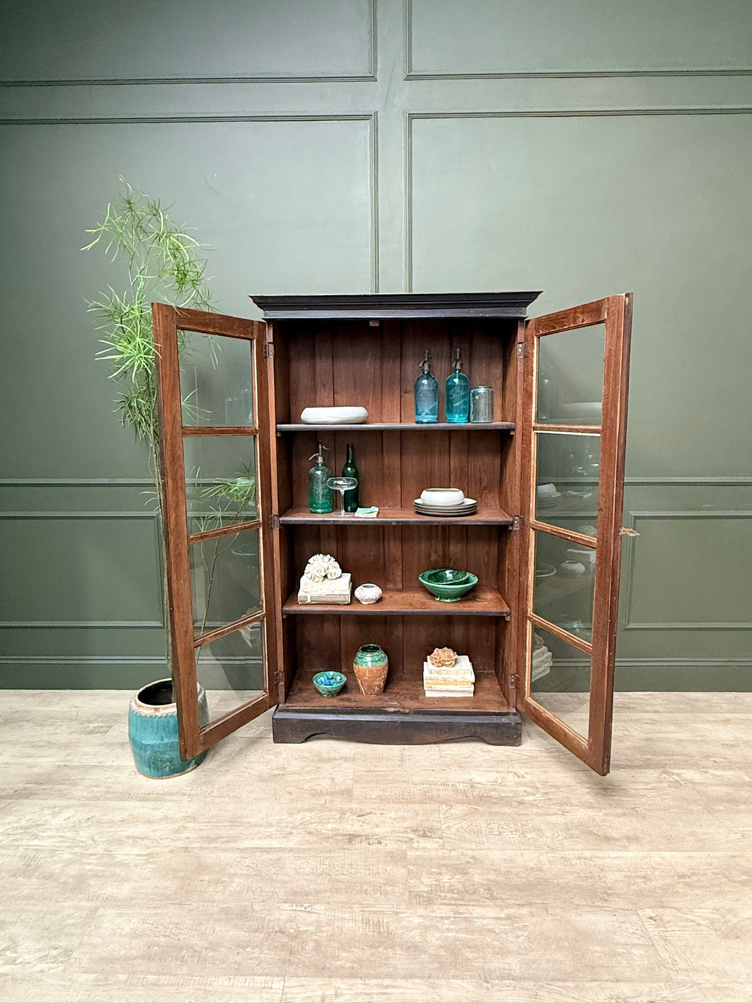 Antique Glazed Cupboard | Darcy