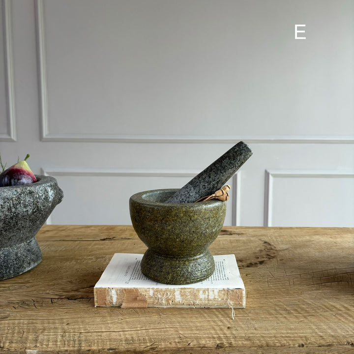 Antique Granite Pestle & Mortar