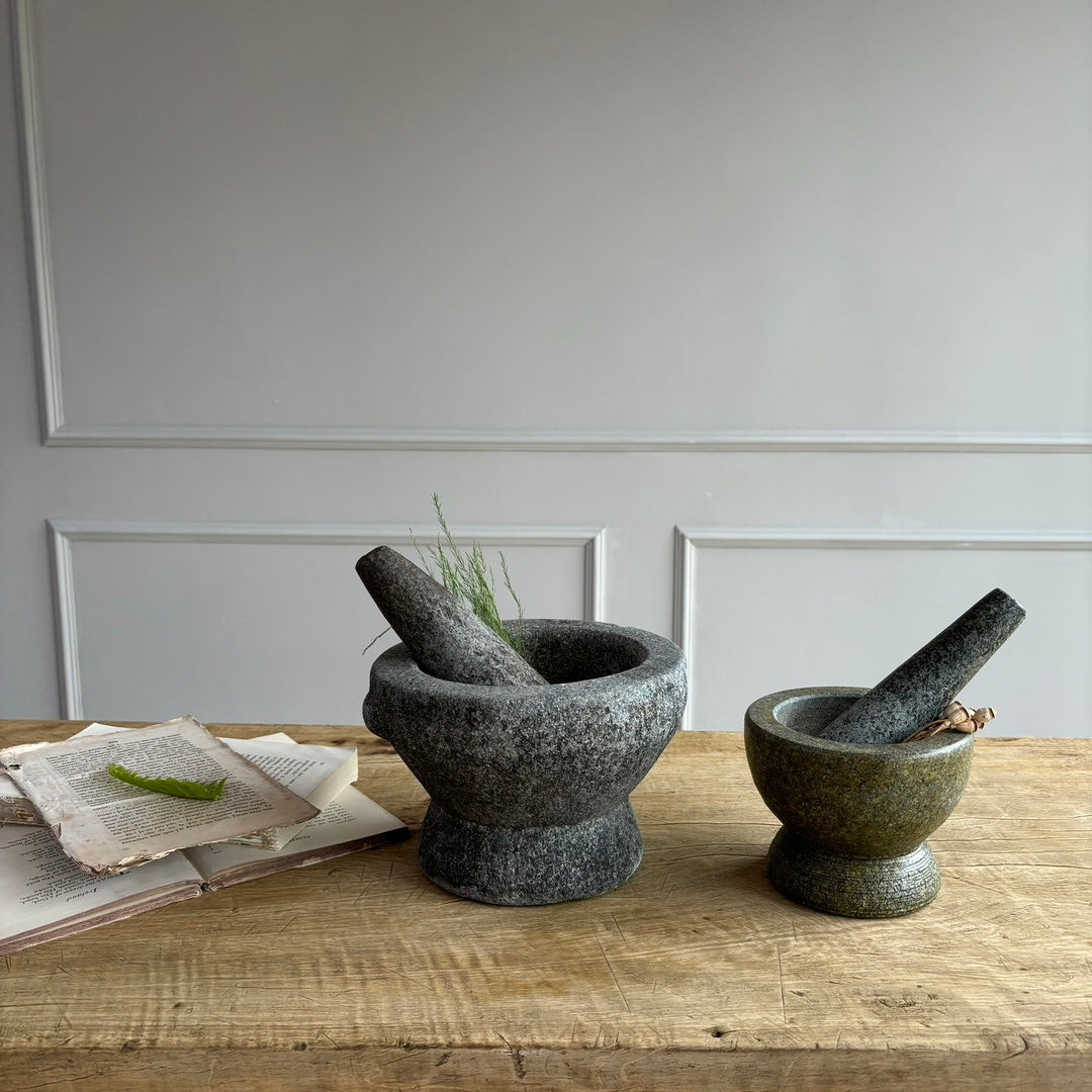 Antique Granite Pestle & Mortar