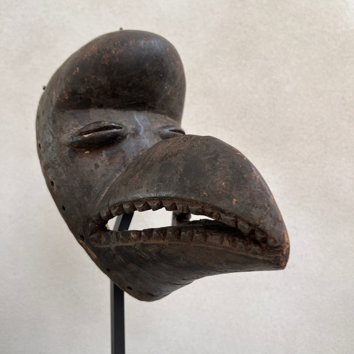 Antique Gurunsi African tribal mask | Bird