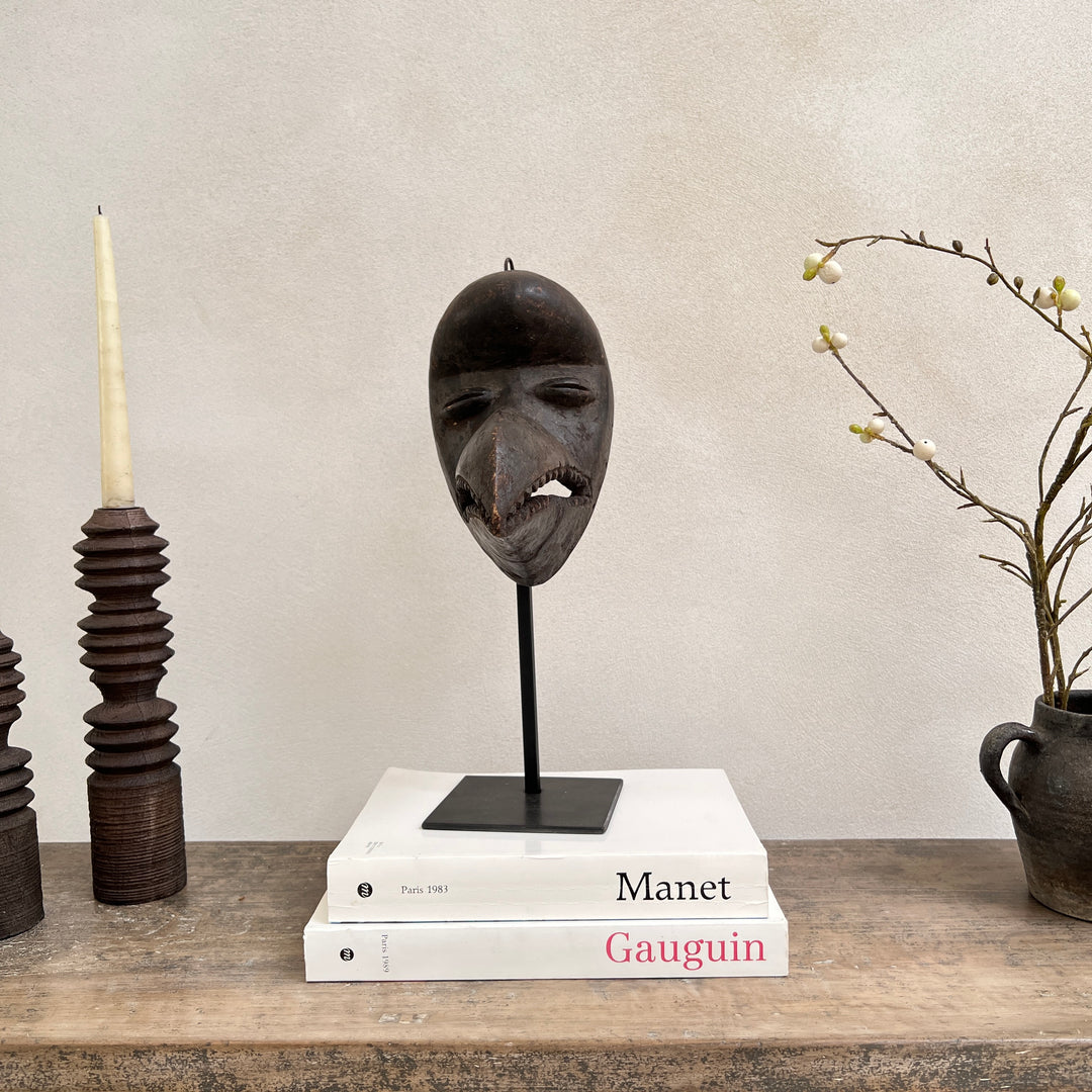 Antique Gurunsi African tribal mask | Bird