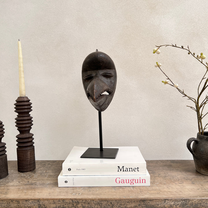 Antique Gurunsi African tribal mask | Bird