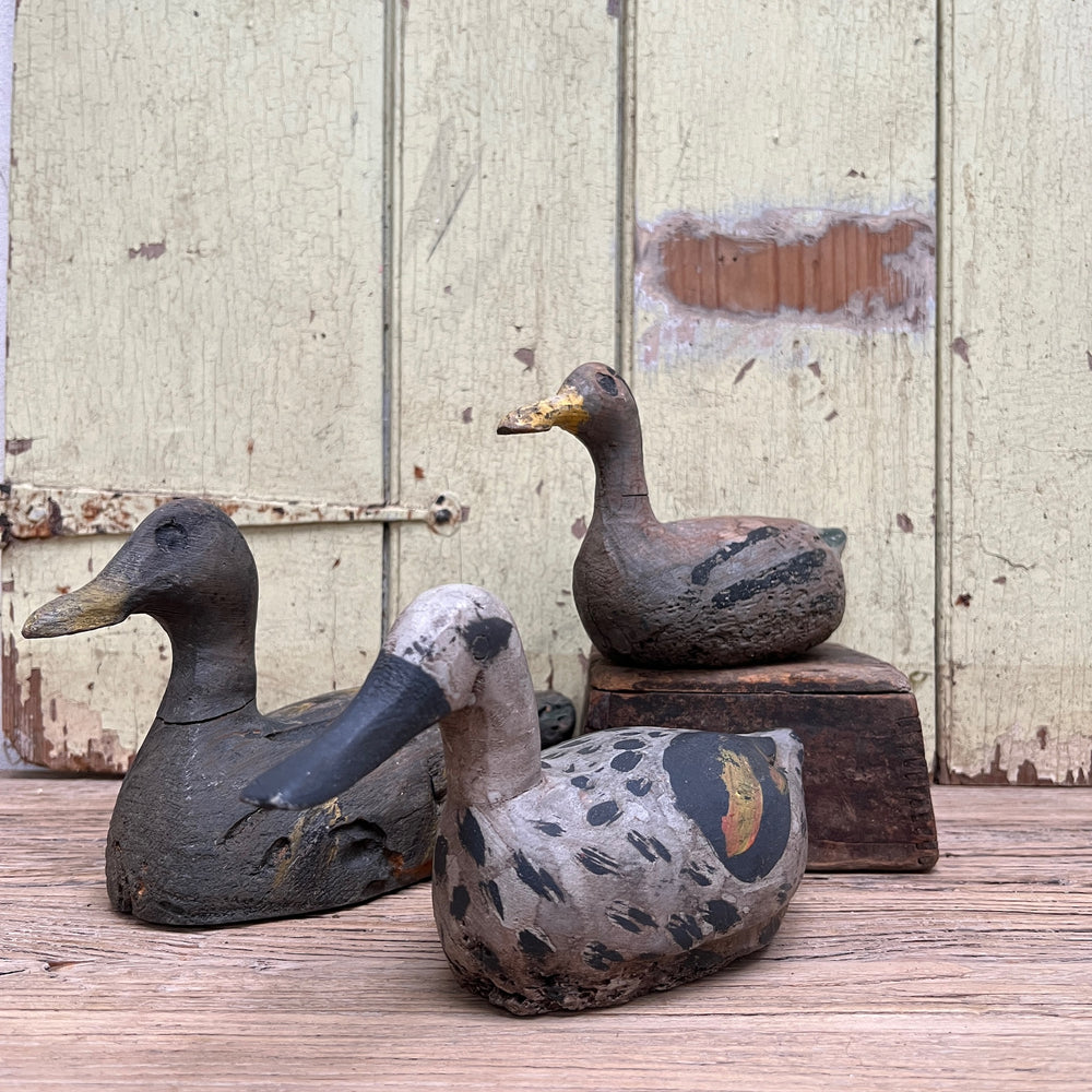 Antique Hand-Painted Decoy Duck