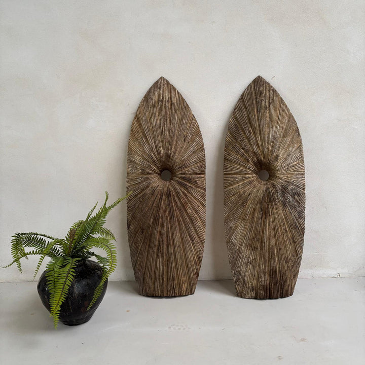 Antique Hand-carved Wooden Panel