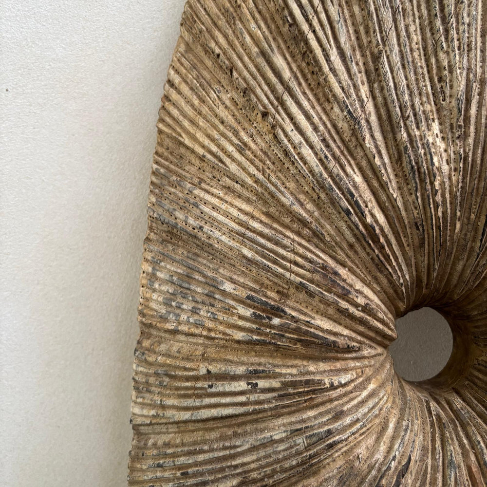 Antique Hand-carved Wooden Panel 