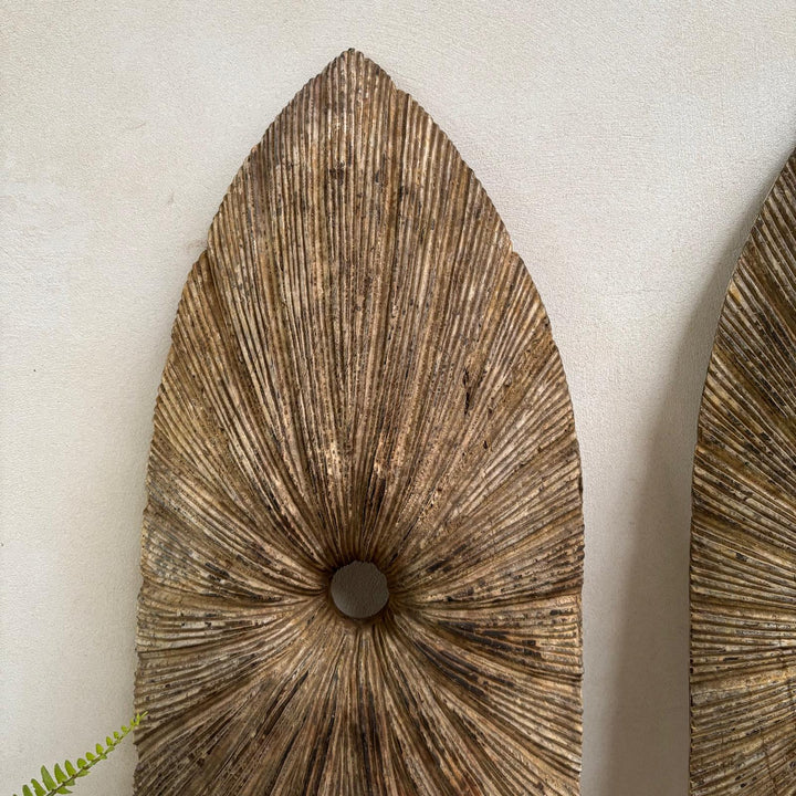 Antique Hand-carved Wooden Panel 
