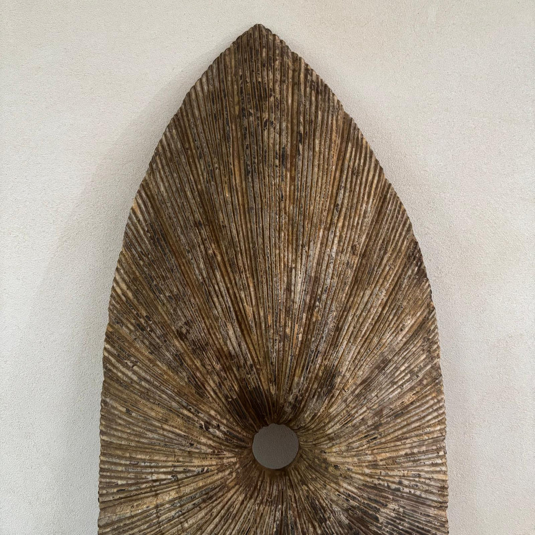 Antique Hand-carved Wooden Panel 