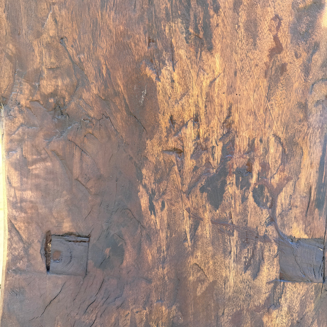 Antique Handcarved Curved Bench | Four seats 