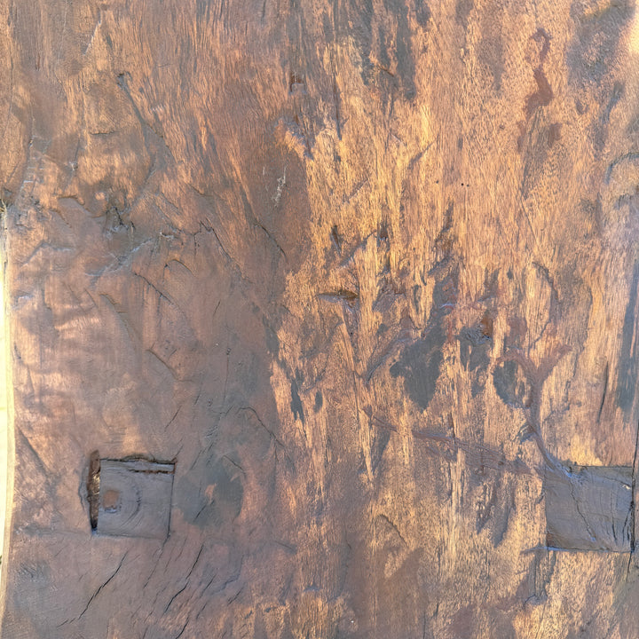 Antique Handcarved Curved Bench | Four seats 