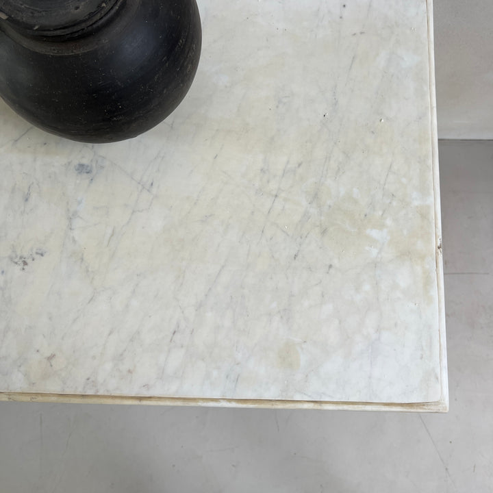 Antique Marble Top Console table