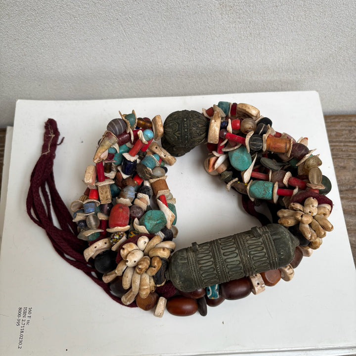 Antique Moroccan Beaded Necklace | No1