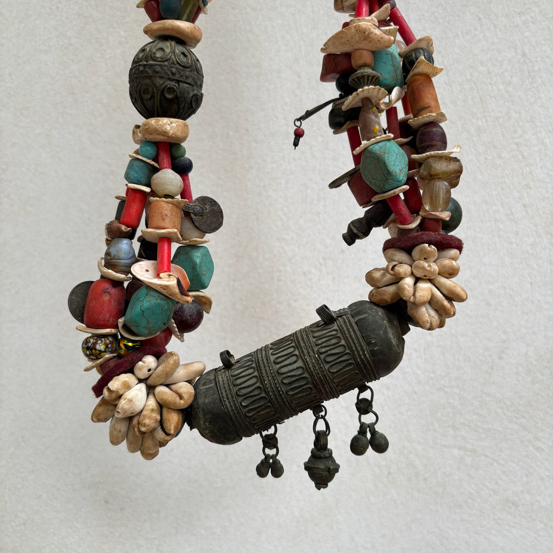 Antique Moroccan Beaded Necklace | No1